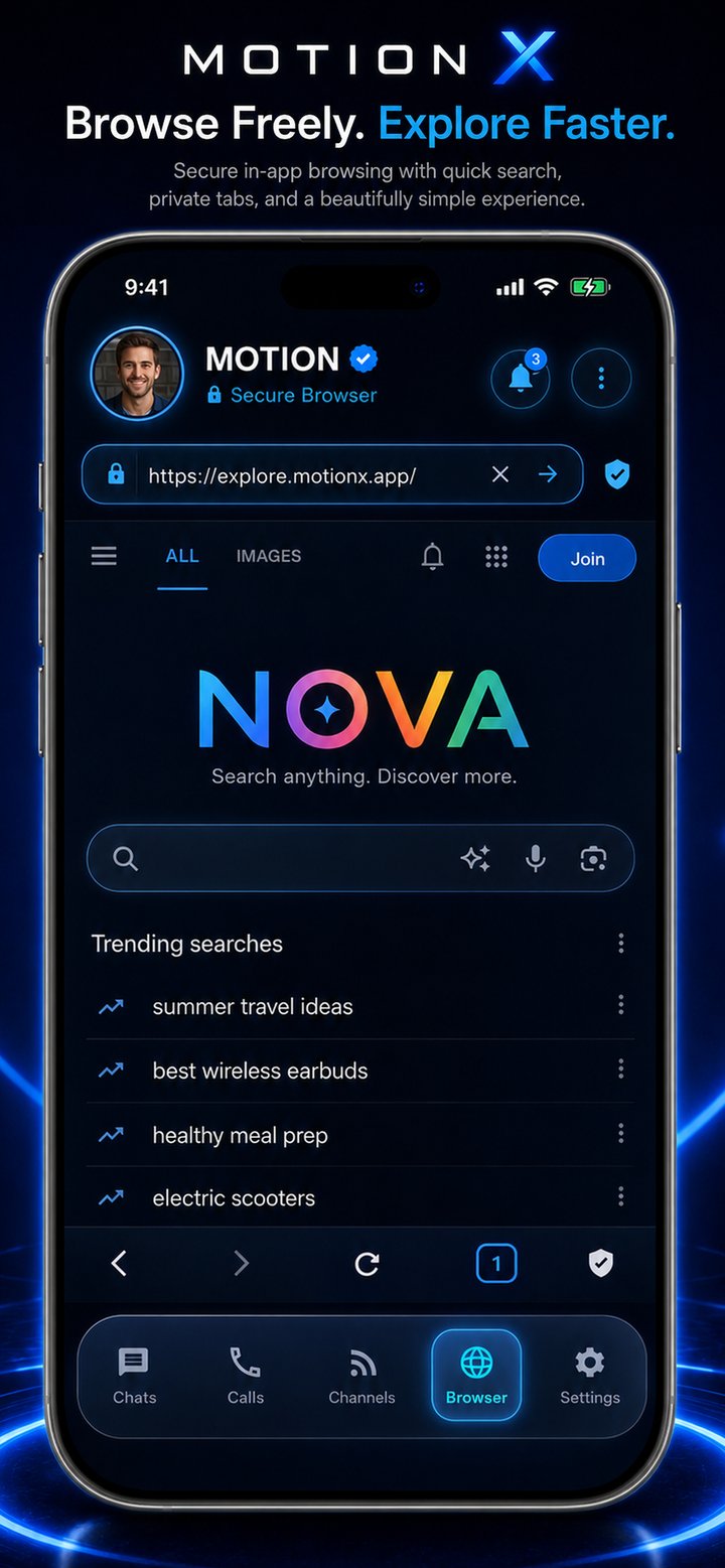 Motion X — screen 9